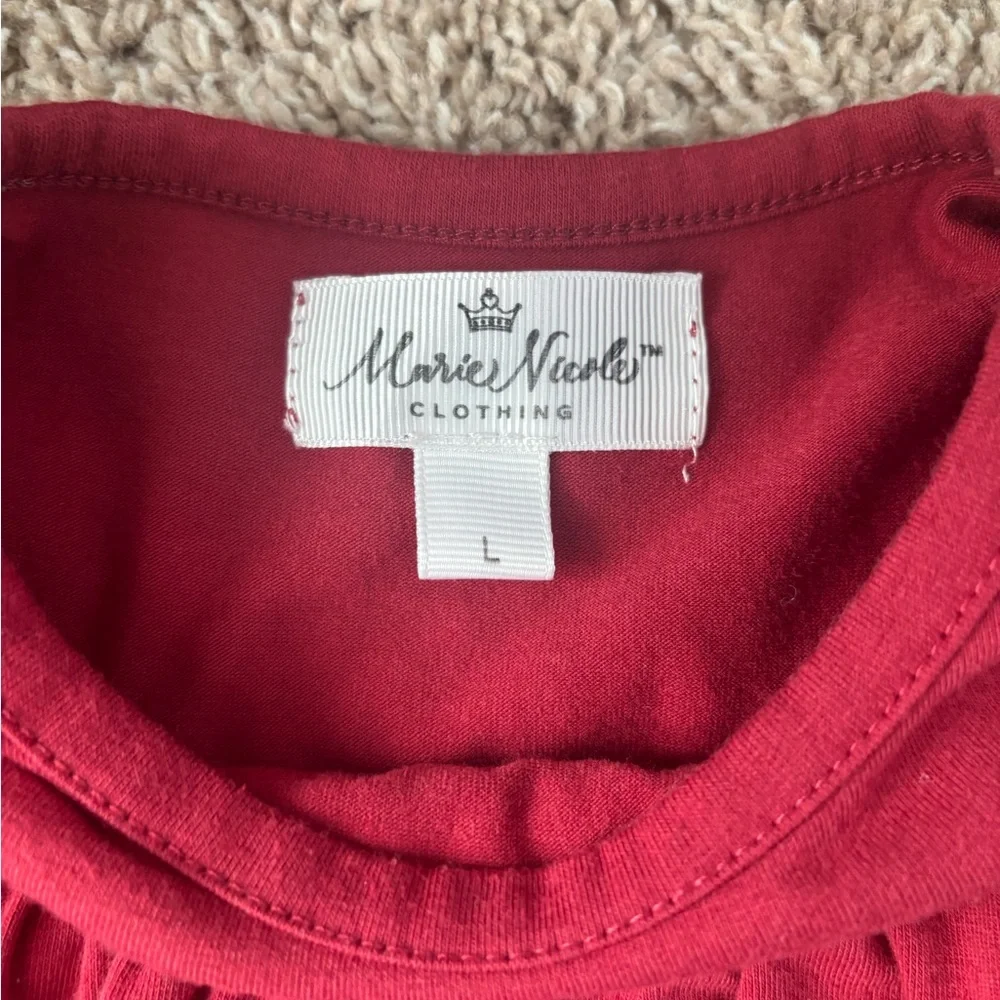 Kids Burgundy and White Turkey Outfit - Thanksgiving - Size 4T (L) - Picture 2 of 2